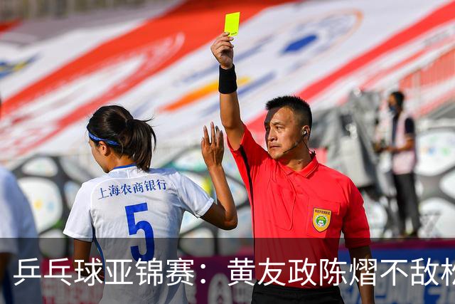 乒乓球亚锦赛：黄友政/陈熠不敌松岛辉空/张本美和，遗憾摘银